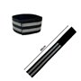 paymali Lot de 4 bandes élastiques avec fermeture Velcro - Noir