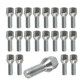 Lot de 20 boulons de roue coniques M12 x 1