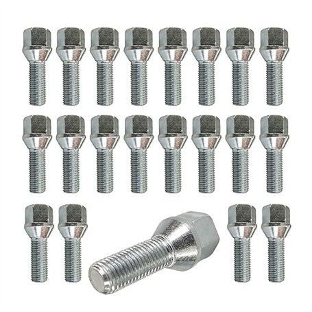 Lot de 20 boulons de roue coniques M12 x 1