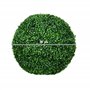 HOMCOM Lot de 2 Boules de buis Artificiel Grand Ø50 cm, Plante Artificielle résistante aux UV, Plastique Plantes artificielles e