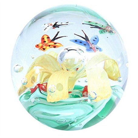 Rêve Boule (73) – Presse-papier Motif papillons – La main