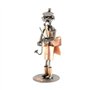 Steelman24 I Figurine en métal Joueur De Cornemuse I Made in Germany I Idées Cadeaux I Sculpture d’Acier I Hommes de métal