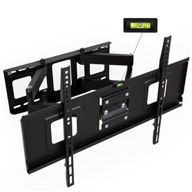 TecTake Support Mural TV Max 120 kg Universel inclinable et pivotant pour écrans Plats Vesa Max. 600 x 400 32-100" 81-254cm D...