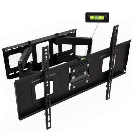 TecTake Support Mural TV Max 120 kg Universel inclinable et pivotant pour écrans Plats Vesa Max. 600 x 400 32-100" 81-254cm D...