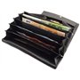myledershop Cuir de veau porte-monnaie pour serveur MJ-Design-Germany en noir