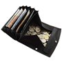 myledershop Cuir de veau porte-monnaie pour serveur MJ-Design-Germany en noir