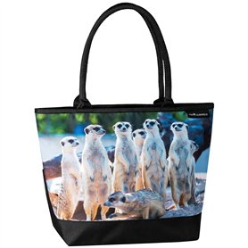 VON LILIENFELD® Cabas Suricates Mangouste Femme Besace Sac Bandoulière Spacieux