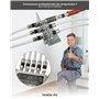 fiche type F pour pince de compression