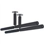 4boarder Support de Plafond Double-Sup - Support Mural pour Sup - Planche de Surf - Longboard - Ondulation - Noir