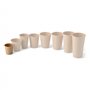 BIOZOYG 50x gobelets jetables 100 ml / 4 oz, Ø 62 mm marron - gobelet carton sans plastique et en matériaux durables - gobelet c