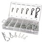 Lot de 150 goupilles, goupilles 150 pièces de 6 tailles différentes et boîte de rangement