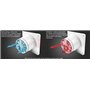 Ventilateur de salle de bain design avec façade en verre avec capteur d'humidité et hygrostat ainsi que minuterie et clapet anti
