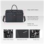 Rivacase 8135 Sacoche en Simili Cuir pour Ordinateur Portable 15,6" Noir
