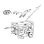 Könner & Söhnen KS 3 Kit de transport KS 3 Kit compatible avec tous les générateurs K&S à essence et à gaz de la série KS 3000.