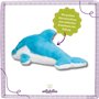 welliebellies® Peluche chauffante dauphin - 34 cm - Pour chauffer au micro-ondes et au four
