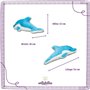 welliebellies® Peluche chauffante dauphin - 34 cm - Pour chauffer au micro-ondes et au four