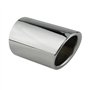 L&P A292 Embout Echappement inox chromé en acier inoxydable poli compatible avec Audi A1 8X A3 8P 8V et compatible Avec VW Golf