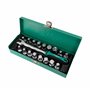 Lot 18 pièces pour bouchon de vidange | WIESEMANN 80232 | avec manche 3/8" | très complet