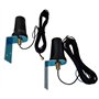 2 x LTE Dual 5G 4G 600-6000 MHz MIMO 2 x 3 m Antenne extérieure compatible avec routeur HTC 5G HUB