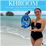 Khroom Masque de plongée en apnée pour adultes et enfants - Seaview Y | Sans danger au niveau du CO2 | Masque intégral | Équipem