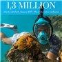 Khroom Masque de plongée en apnée pour adultes et enfants - Seaview Y | Sans danger au niveau du CO2 | Masque intégral | Équipem