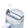 HALM pailles en verre 6x 30 cm de long pour Stanley Cup Quencher Tumbler & bouteilles jusqu'à 0,5 litre + brosse de nettoyage la