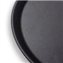 Schramm® 3 pièces Gastro Tray 35x2cm Rond Noir Paquet de 3 avec revêtement antidérapant Bord Haut Plateau de Serveur Plateau de 