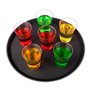Schramm® 3 pièces Gastro Tray 35x2cm Rond Noir Paquet de 3 avec revêtement antidérapant Bord Haut Plateau de Serveur Plateau de 