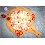 Mahlzeit Set de 3 pièces pour la pizza | 40 x 30 cm | Pierre à pizza avec pelle et couteau à pizza | Pierre à pizza pour le four
