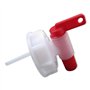 kanister-vertrieb® Lot de 2 bidons d'eau bleus de 20 l avec 1 robinet d'écoulement