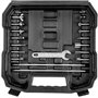 tectake® Défonceuse à bois Fraiseuse Rainureuse électrique 1200W, 12 Têtes de fraisage & coffret de rangement inclus, Butée para