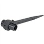 HASKYY Clé à cliquet à cliquet avec fente pour écrou papillon 19/22 mm Cliquet réversible droite/gauche – Clé à douille double 4