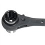 HASKYY Clé à cliquet à cliquet avec fente pour écrou papillon 19/22 mm Cliquet réversible droite/gauche – Clé à douille double 4
