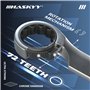 HASKYY Jeu de 6 clés à cliquet doubles 8 x 9 I 10 x 11 I 12 x 13 I 14 x 15 I 16 x 17 I 18 x 19 dans étui système 8-19 mm Jeu de 
