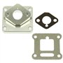 Mach1 Adaptateur collecteur d'admission 4 vis essence scooter - Aluminium