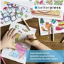 Betterpress Lot de 100 cartes postales vierges format A6 à personnaliser soi-même - En carton blanc - Pour imprimer, peindre, br