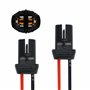 W5W T10 194 W3W Support de Douille Ampoule caoutchouc Connecteur T10 W5W WY5W Adaptateur Prise Phare Lampe femelle feux clignota