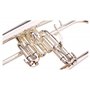 Classic Cantabile FL-26S bugle trompette - Accordé en si bémol, coulisse à détente, 3 clés à eau - Embouchure et trompettes inst