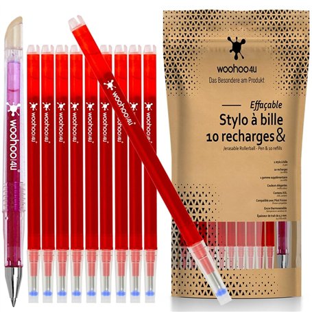 Woohoo4u - compatibles avec Pilot Frixion - [13x] Set de 11 recharges