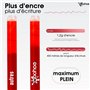 1 gomme supplémentaire - Encre Gel Effaça