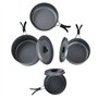YourGEAR Ranger V Batterie de cuisine pour 4 à 5 personnes 7 pièces dans un sac en filet