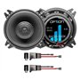 Option Haut-parleur 10 cm compatible avec VW T4 Transporter/Multivan – Plug & Play Haut-parleur coaxial 2 voies