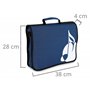 Classic Cantabile sac à partitions bleu
