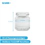 Lot de 24 bocaux vides de 53 ml (50 g) avec couvercle à visser de 43 mm - Avec couvercle doré - Convient pour le remplissage de 
