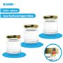 Lot de 24 bocaux vides de 53 ml (50 g) avec couvercle à visser de 43 mm - Avec couvercle doré - Convient pour le remplissage de 