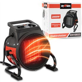 Grafner Radiateur soufflant en céramique avec 2000 W 2 kW