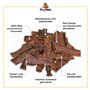 Hey Pets Bouche de Boeuf pour Chiens comme Snack Naturel pour Chiots, Petits Chiens & Seniors, 500g de friandises sans céréales,