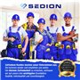 Sedion® Grande mèche à boîte 68 mm avec adaptateur SDS Plus, SDS Max & 6 pans + 3 forets de centrage – Couronne de forage pour p