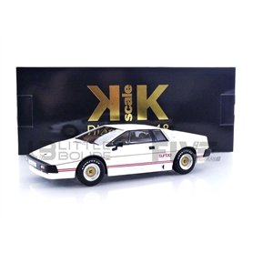 KK Scale KKDC181191 - Lotus Esprit Turbo Movie Version White & Red 1981 - echelle 1/18 - modèle de Voiture