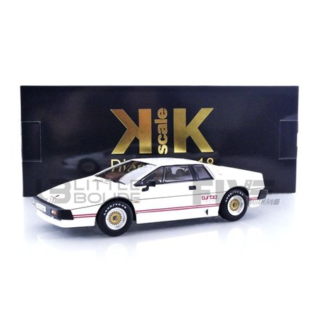 KK Scale KKDC181191 - Lotus Esprit Turbo Movie Version White & Red 1981 - echelle 1/18 - modèle de Voiture